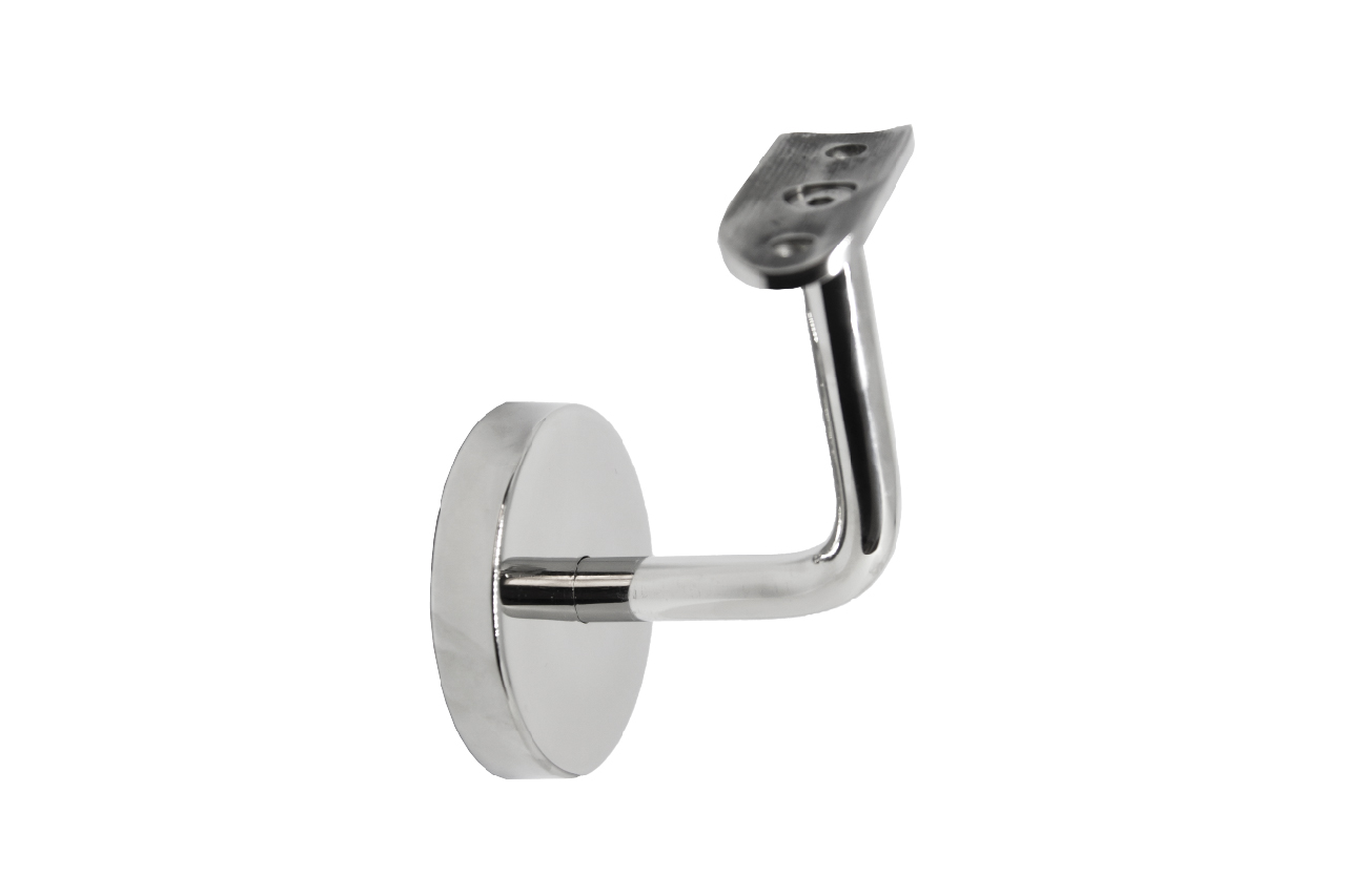 Support main courante mural à base ronde 42.4 mm Support main courante mural à base ronde 42.4 mm