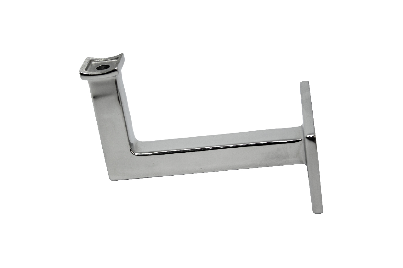 Support main courante mural brillant 42.4 mm Support main courante mural brillant 42.4 mm