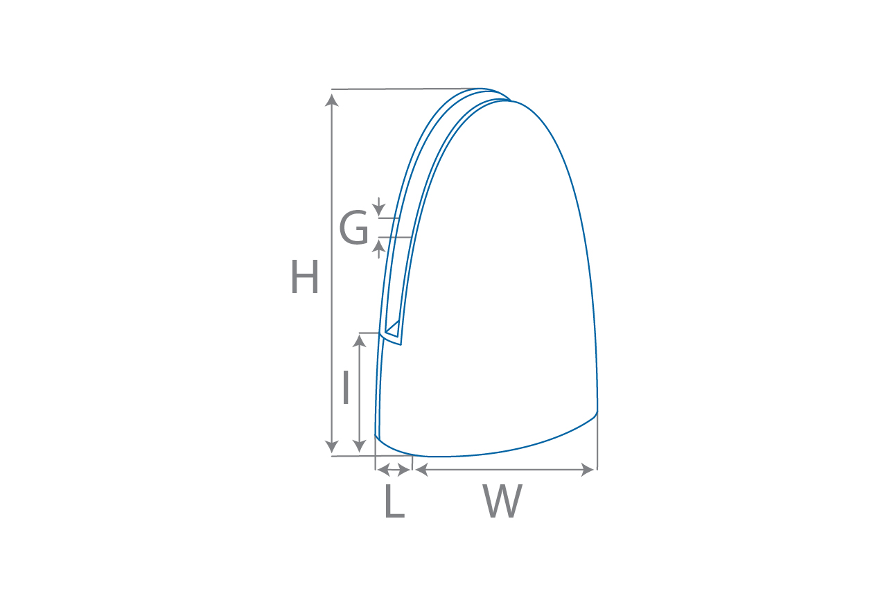 Dessin de définition de pince à verre de sol G=10-12 mm Dessin de définition de pince à verre de sol G=10-12 mm
